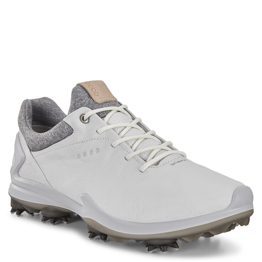 Mens Golf Shoes - ECCO Biom G3 - White - 7280SGCAT